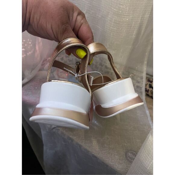 Nwt juicy couture impress pearl rhinestone sandals sz 10 - Picture 5 of 11